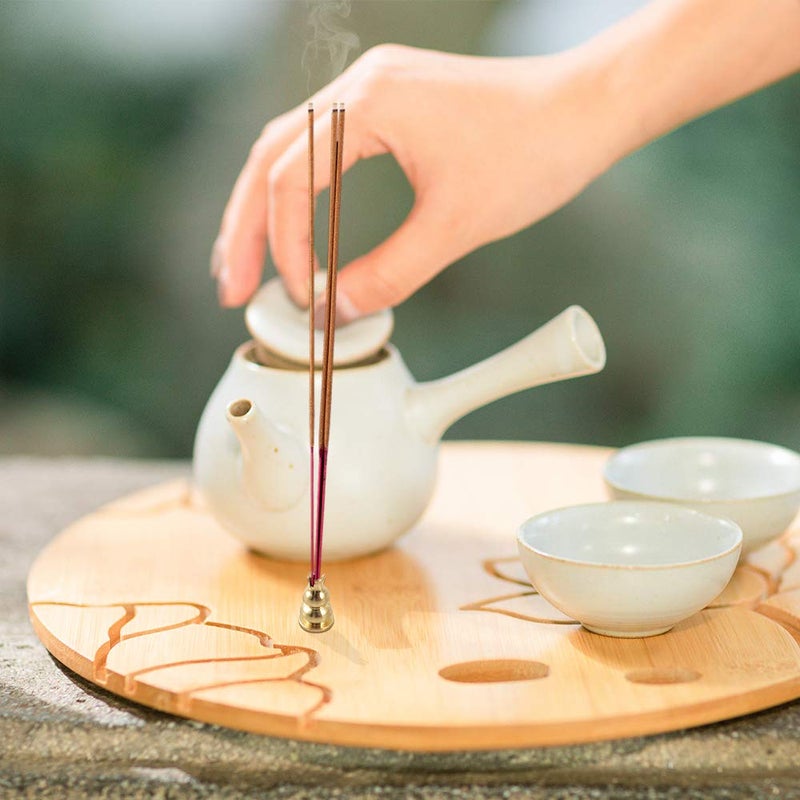 HOKPA Incense Burner, Copper Incense Holder Cone Holder Gourd Incense Burner for Joss Stick, Tower Incense, Incense Coil (3 Styles) - Image 3